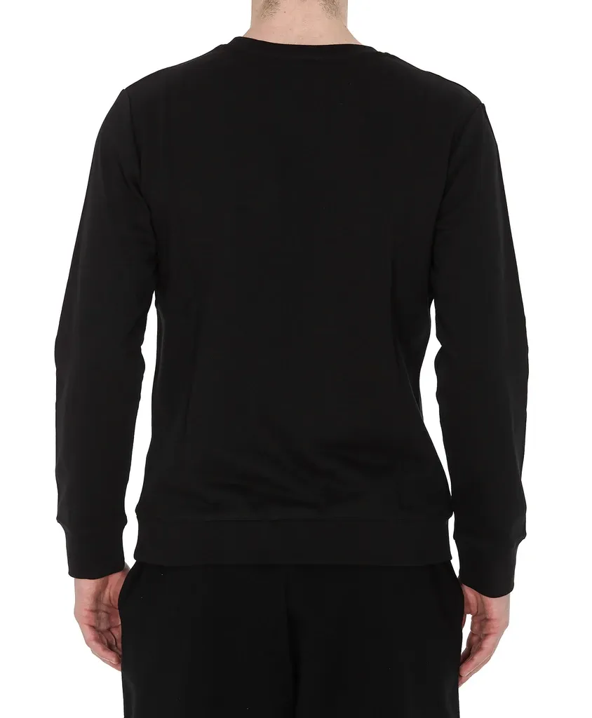 Logo Print Round Neck Sweatshirt