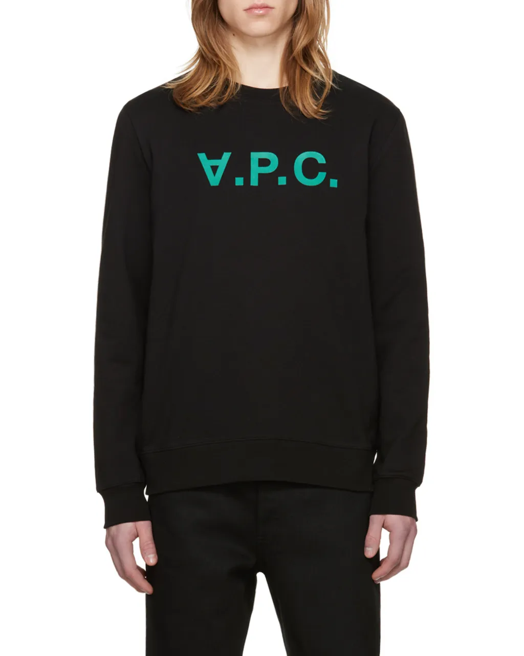 Upside Down Logo Printed Crewneck Sweatshirt