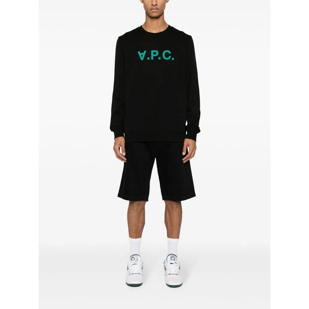 Upside Down Logo Printed Crewneck Sweatshirt