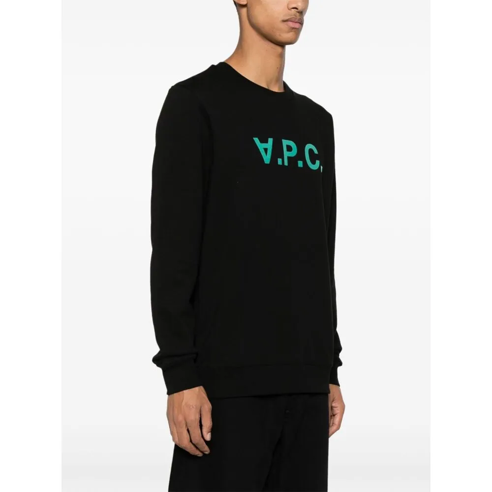 Upside Down Logo Printed Crewneck Sweatshirt