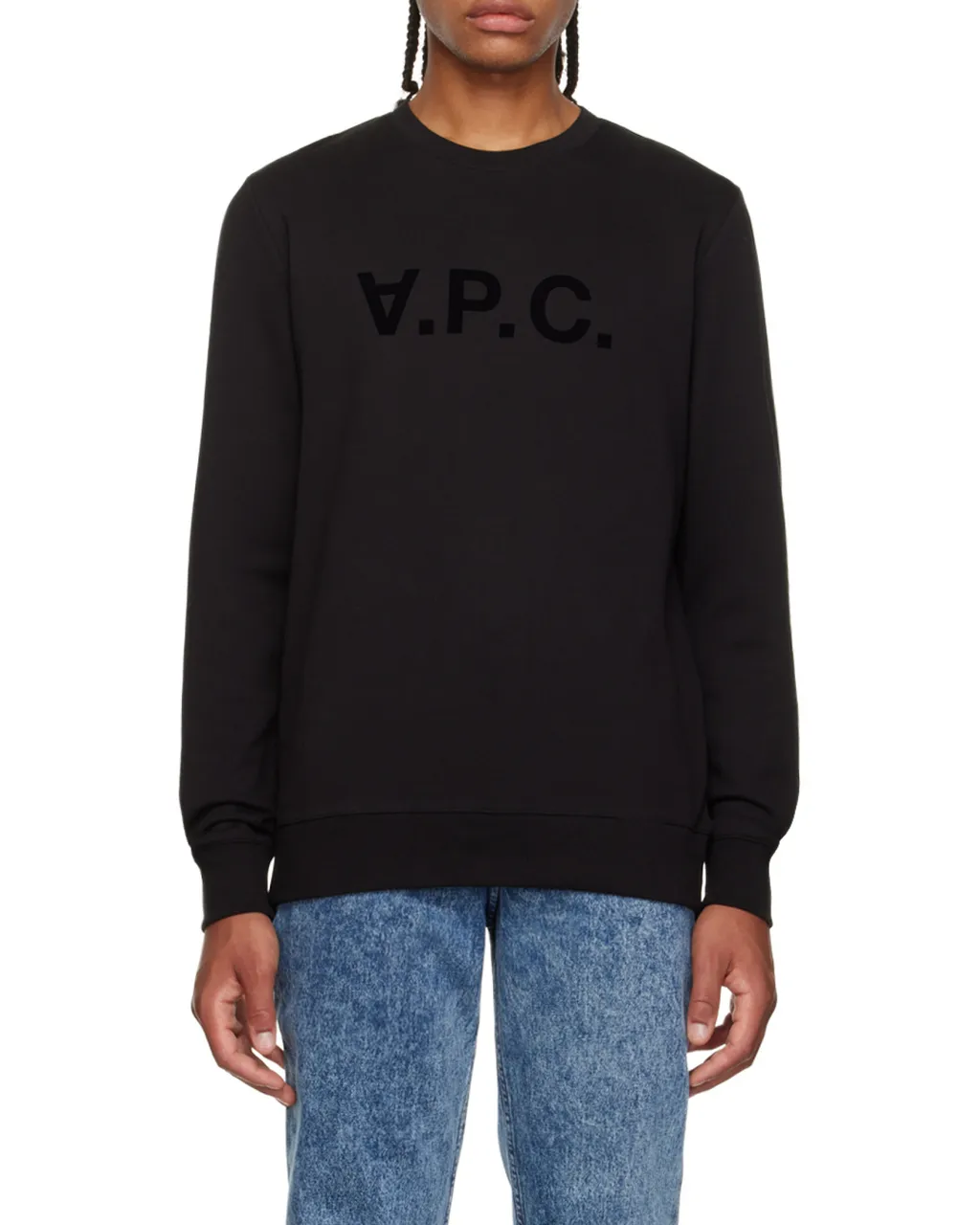 Logo-Printed Straight Hem Sweatshirt