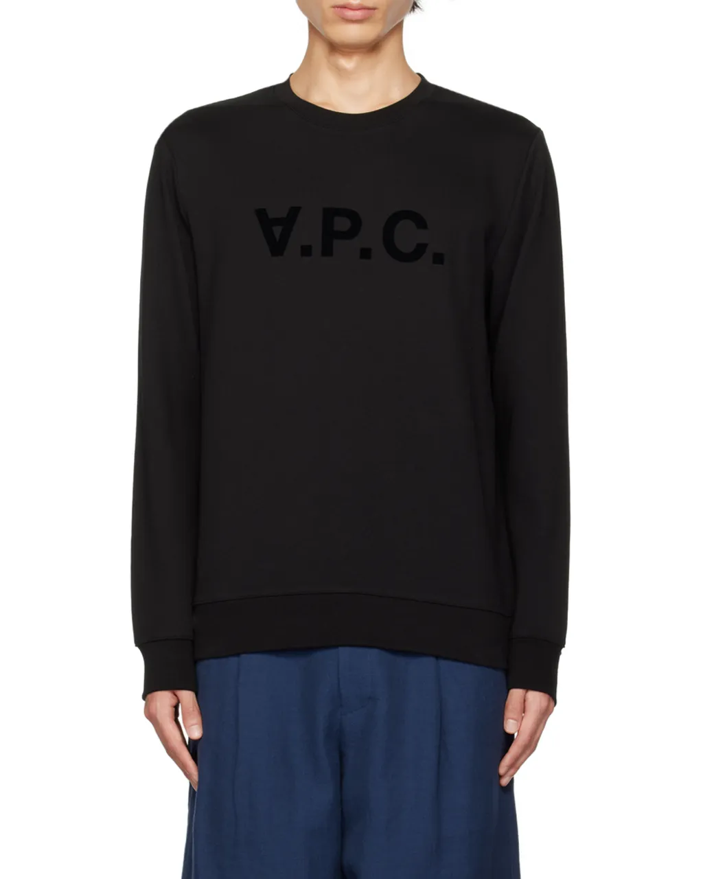 Logo-Printed Straight Hem Sweatshirt