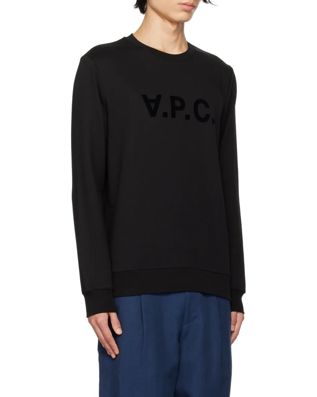 Logo-Printed Straight Hem Sweatshirt
