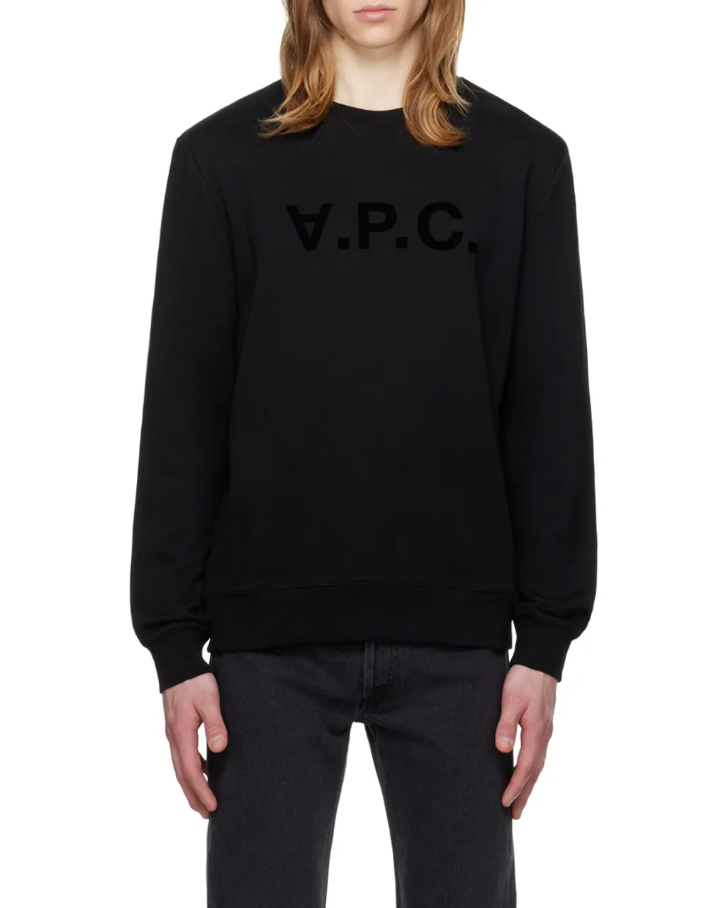 Logo-Printed Straight Hem Sweatshirt