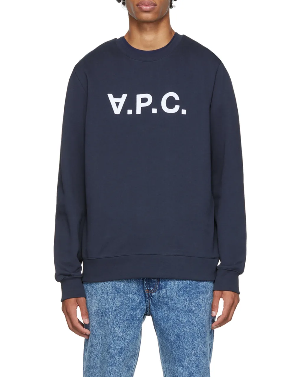 Logo-Printed Straight Hem Sweatshirt