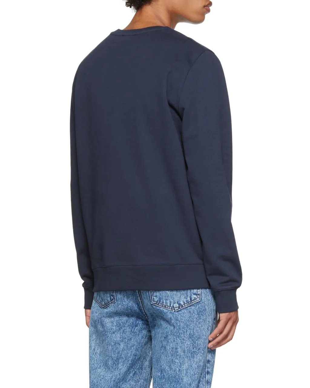 Logo-Printed Straight Hem Sweatshirt