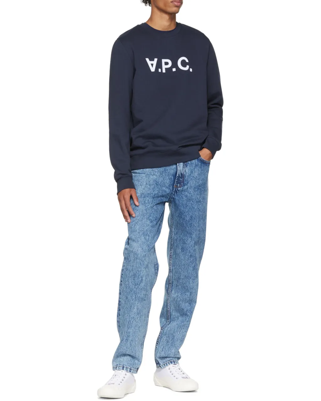 Logo-Printed Straight Hem Sweatshirt