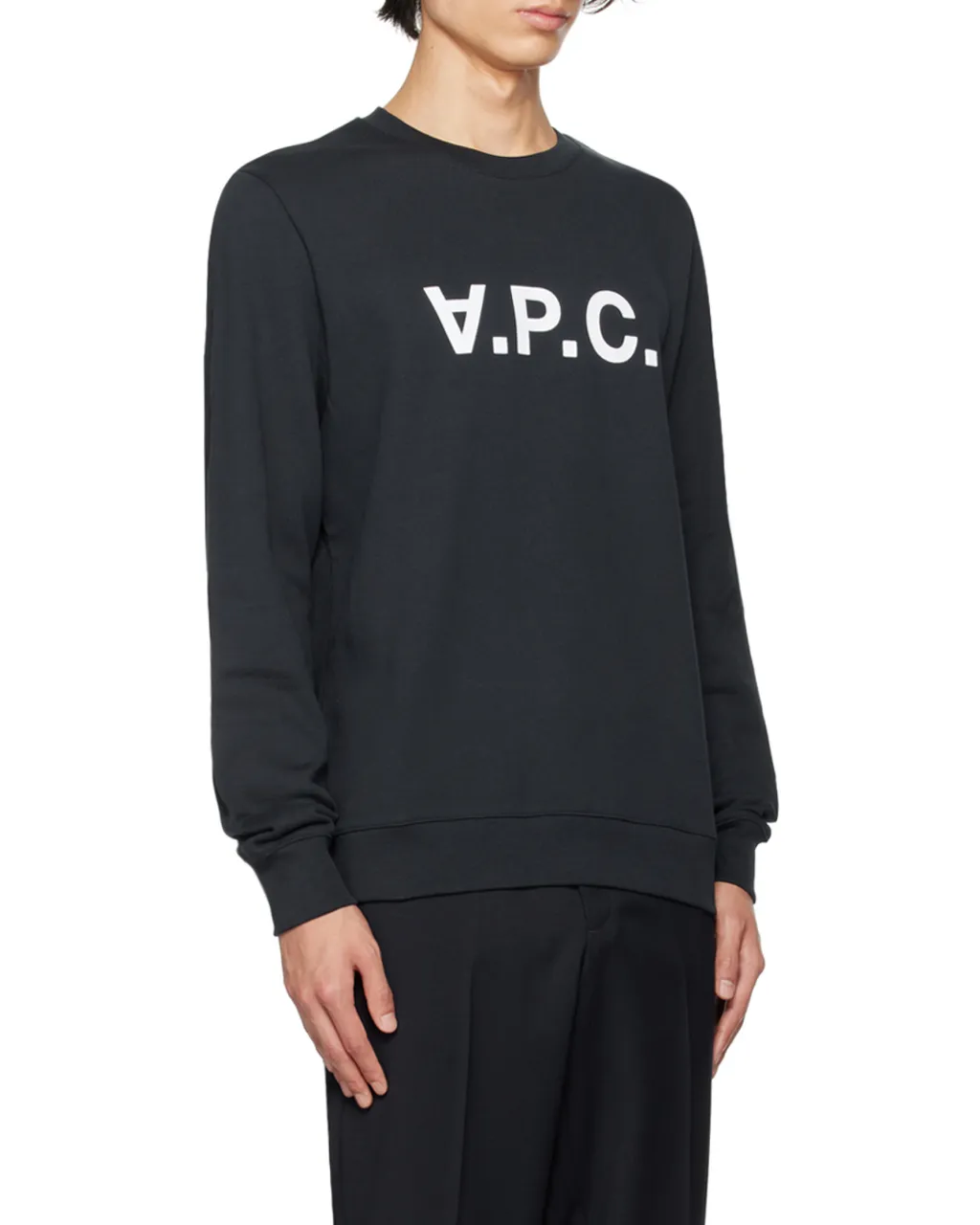 Logo-Printed Straight Hem Sweatshirt