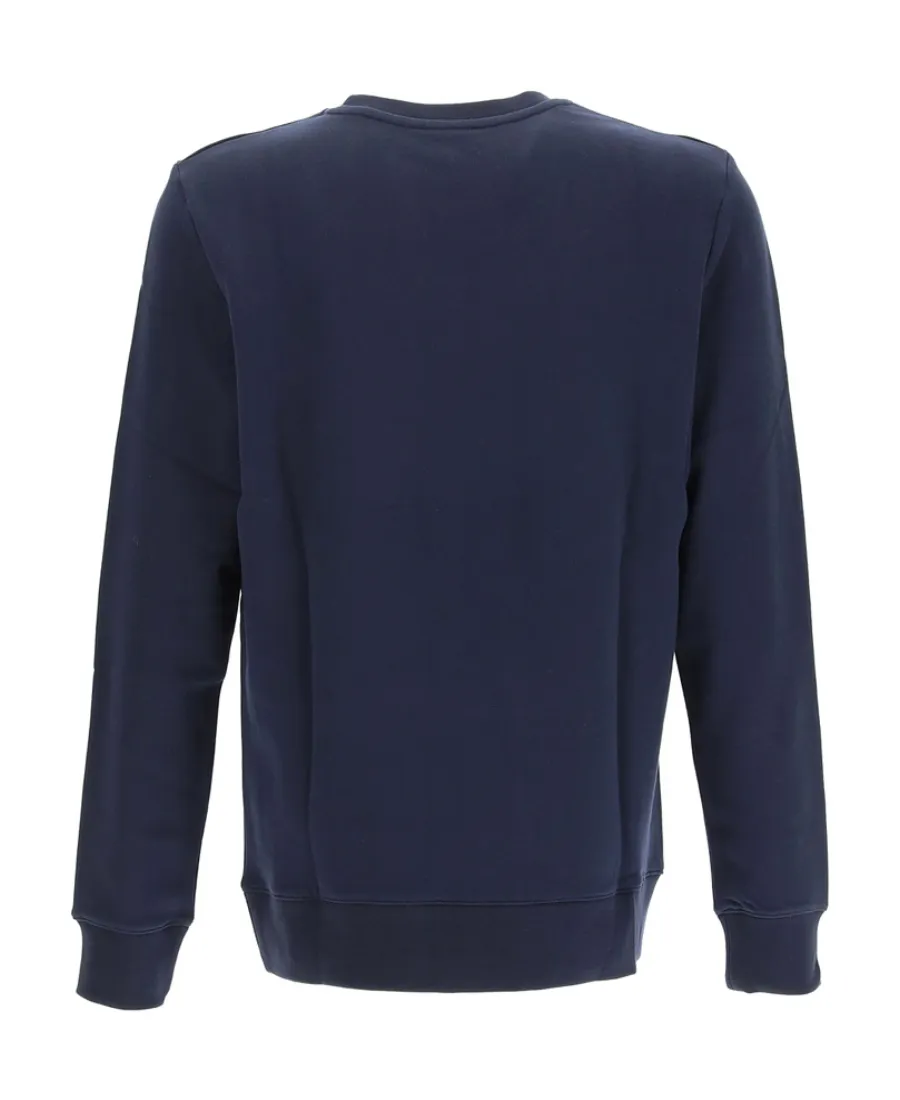 Flocked Logo Crewneck Sweatshirt