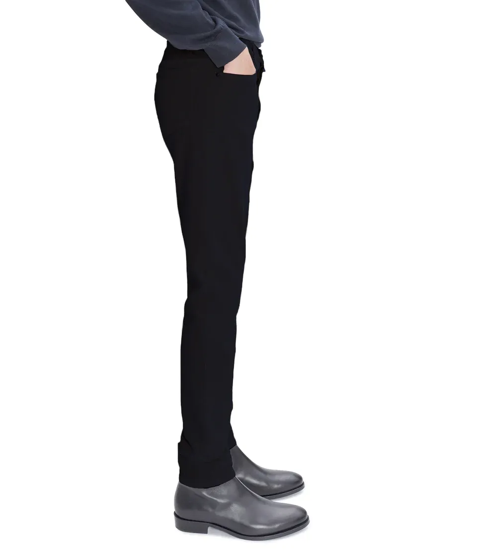 Straight-Leg Slim-Cut Pants