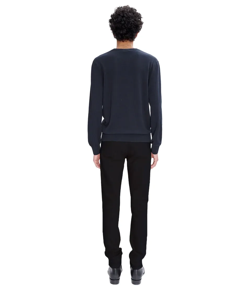 Straight-Leg Slim-Cut Pants