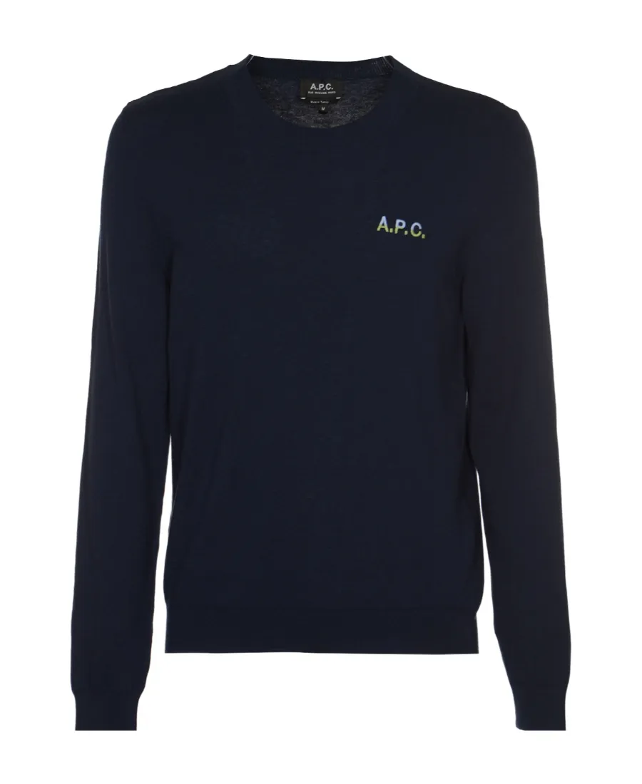 Logo Embroidered Knit Jumper