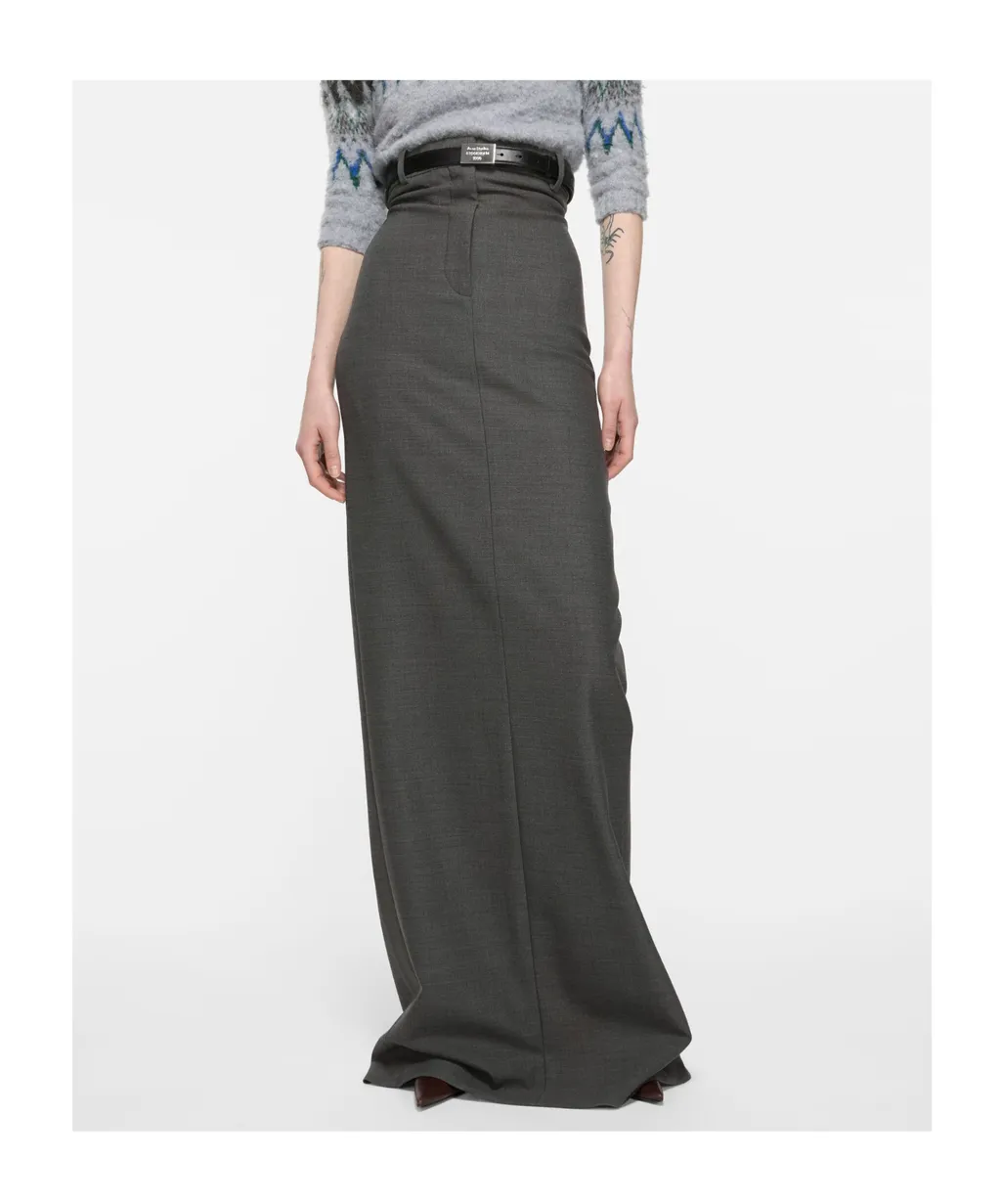 Slit-Detailed Skirt