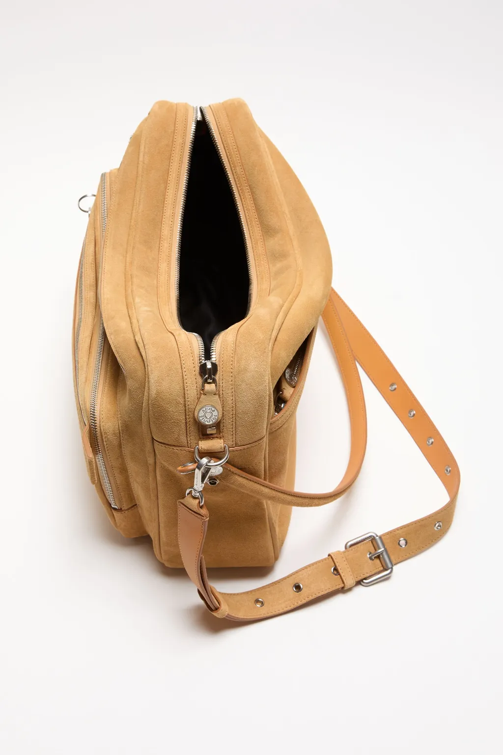 Camero Camera Suede Leather Shoulder Bag