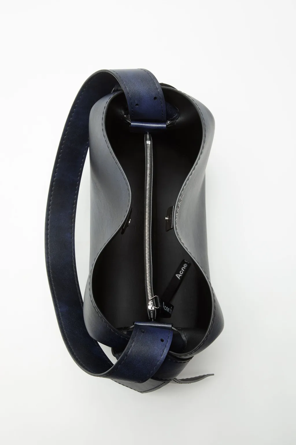 Knot-Detail Leather Shoulder Bag