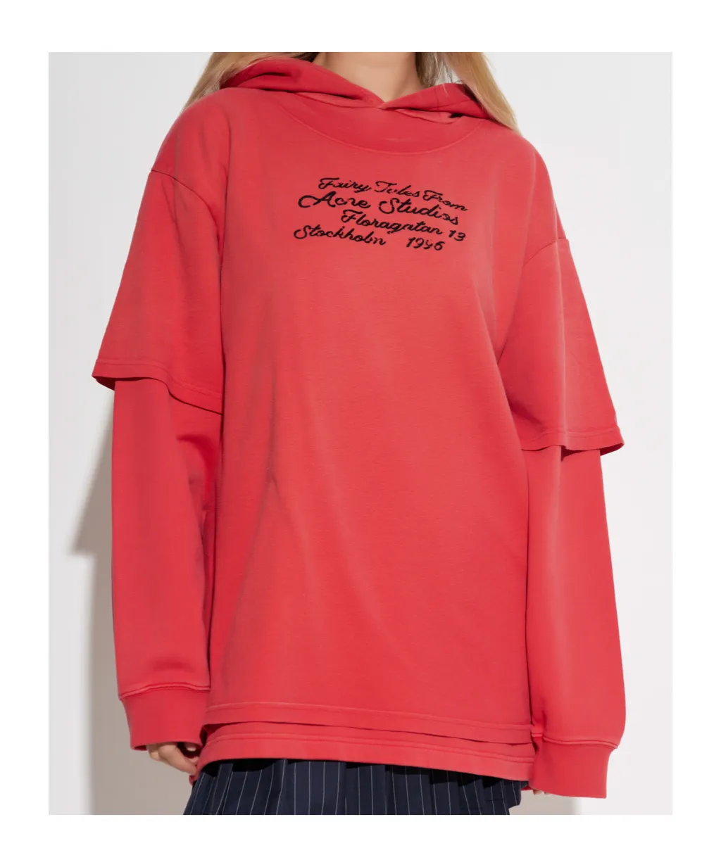 Long-Sleeved Hooded Sweatshirt