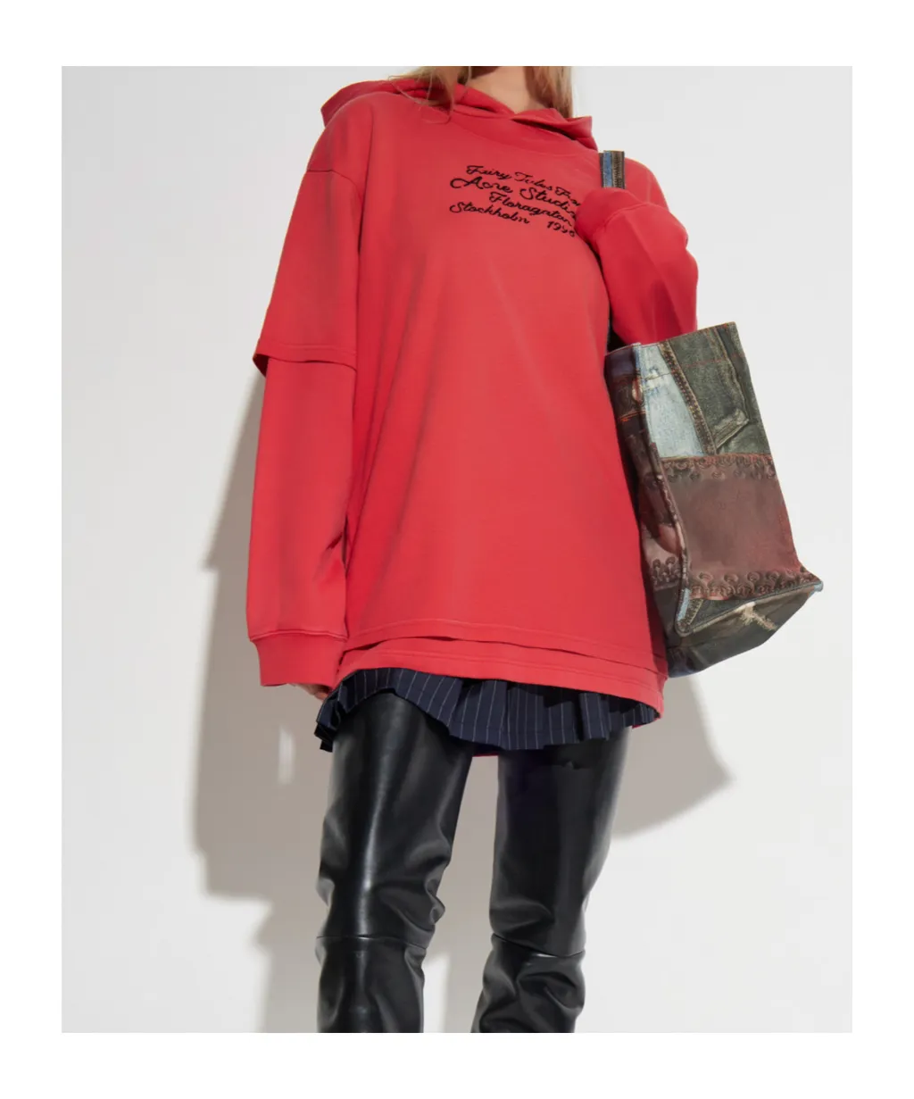 Long-Sleeved Hooded Sweatshirt