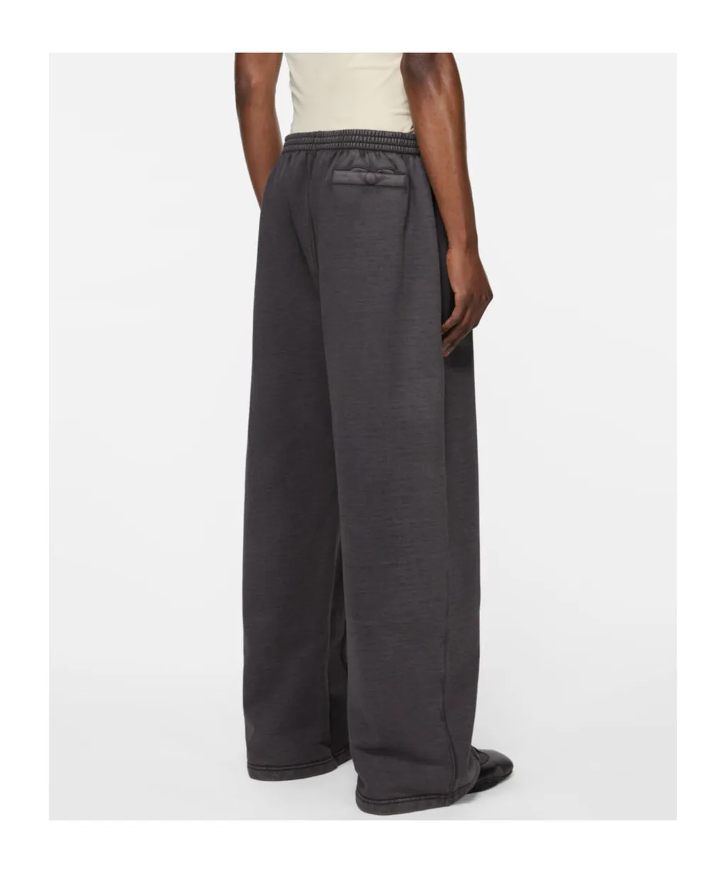 Straight-Leg Faded Jersey Trousers