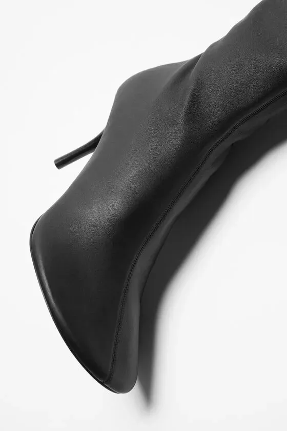 Slouchy Leather Boots