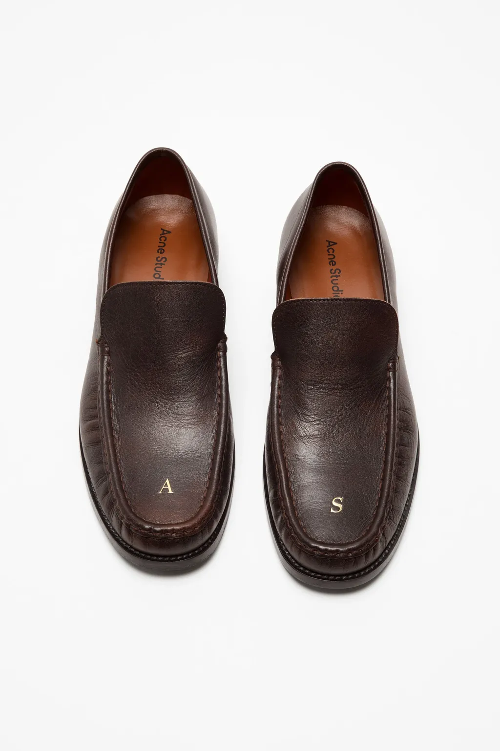 Leather Slip-On Loafers