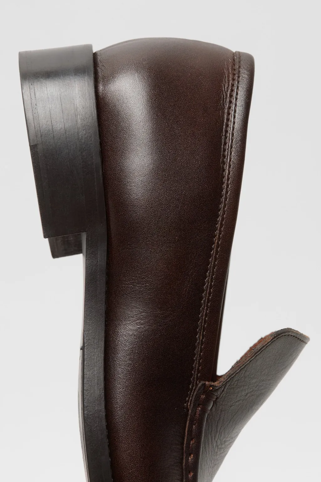 Leather Slip-On Loafers