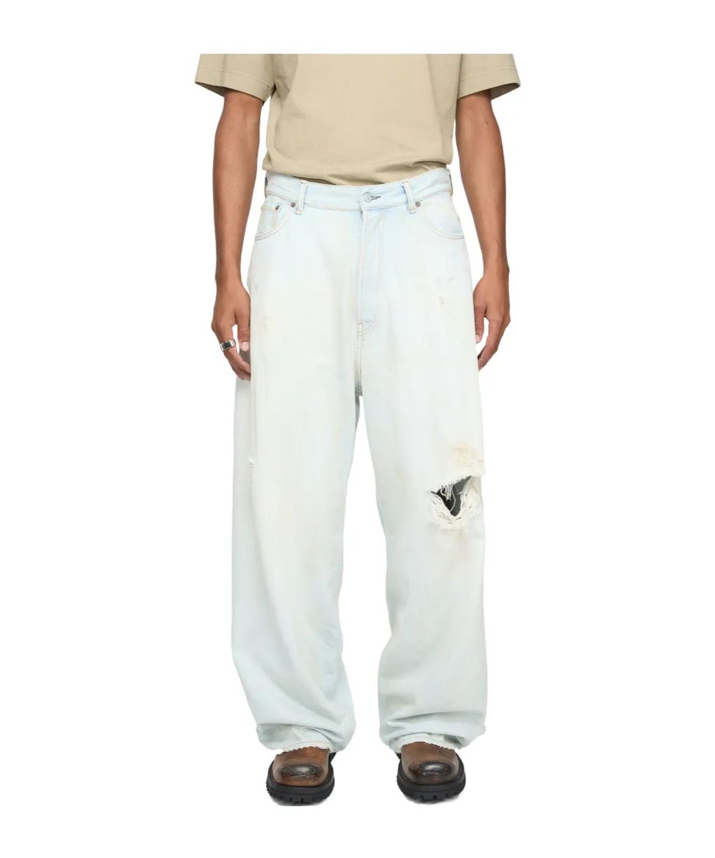 Distressed Denim Trousers