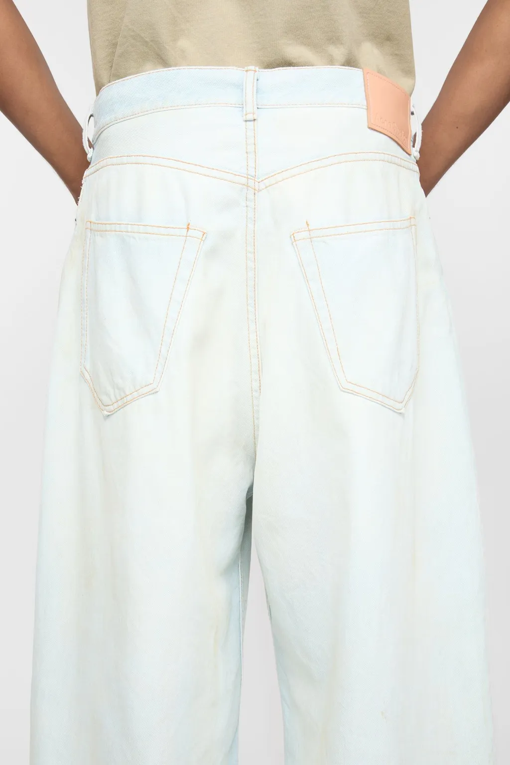 Distressed Denim Trousers