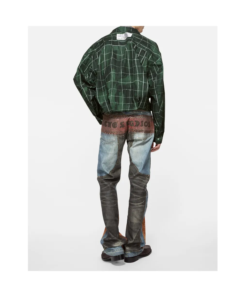 Layered Checked Shirt