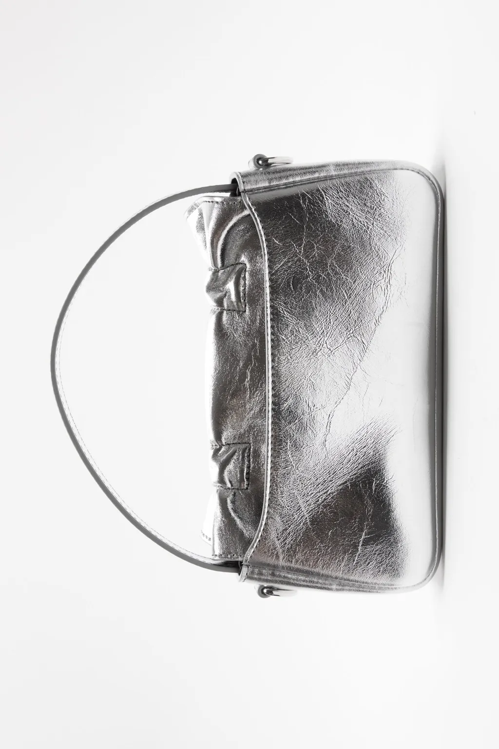 Bow-Detail Calf Leather Satchel