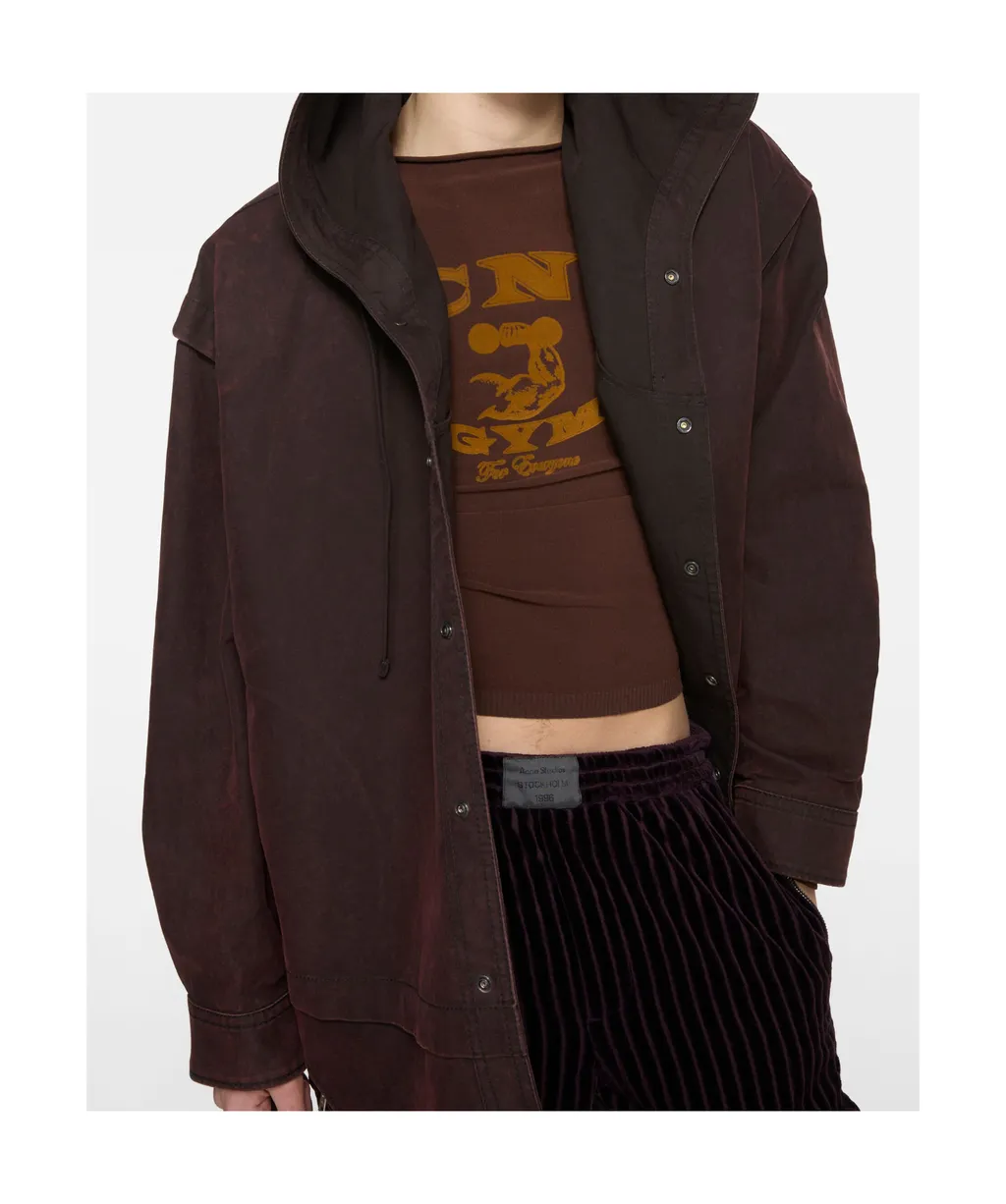 Hooded Organic Cotton Jacket