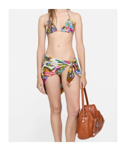Graphic-Print Bikini