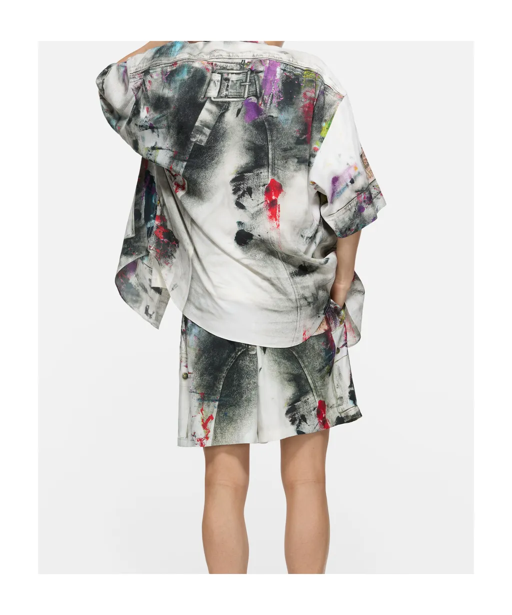 Printed Button-Down Shirt