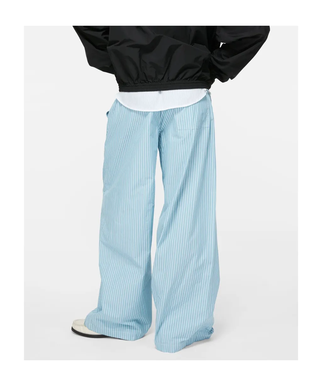 Striped Cotton Trousers
