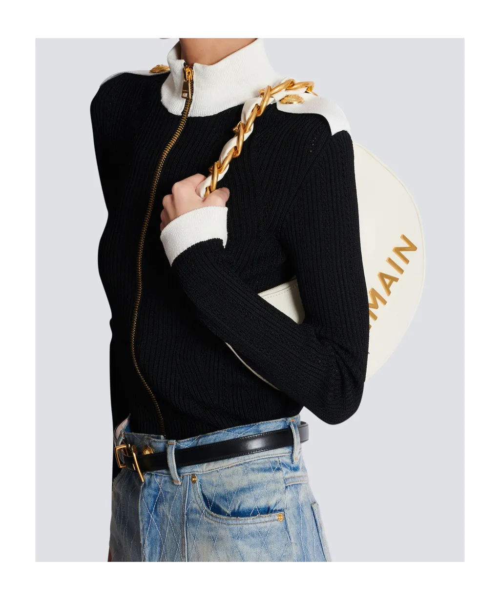 1945 Soft Moon Crinkled Shoulder Bag