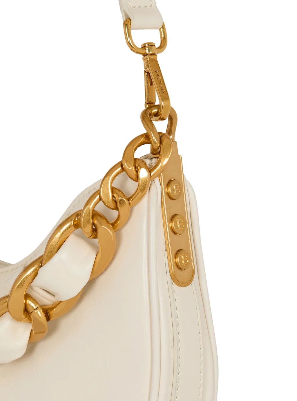 1945 Soft Moon Crinkled Shoulder Bag