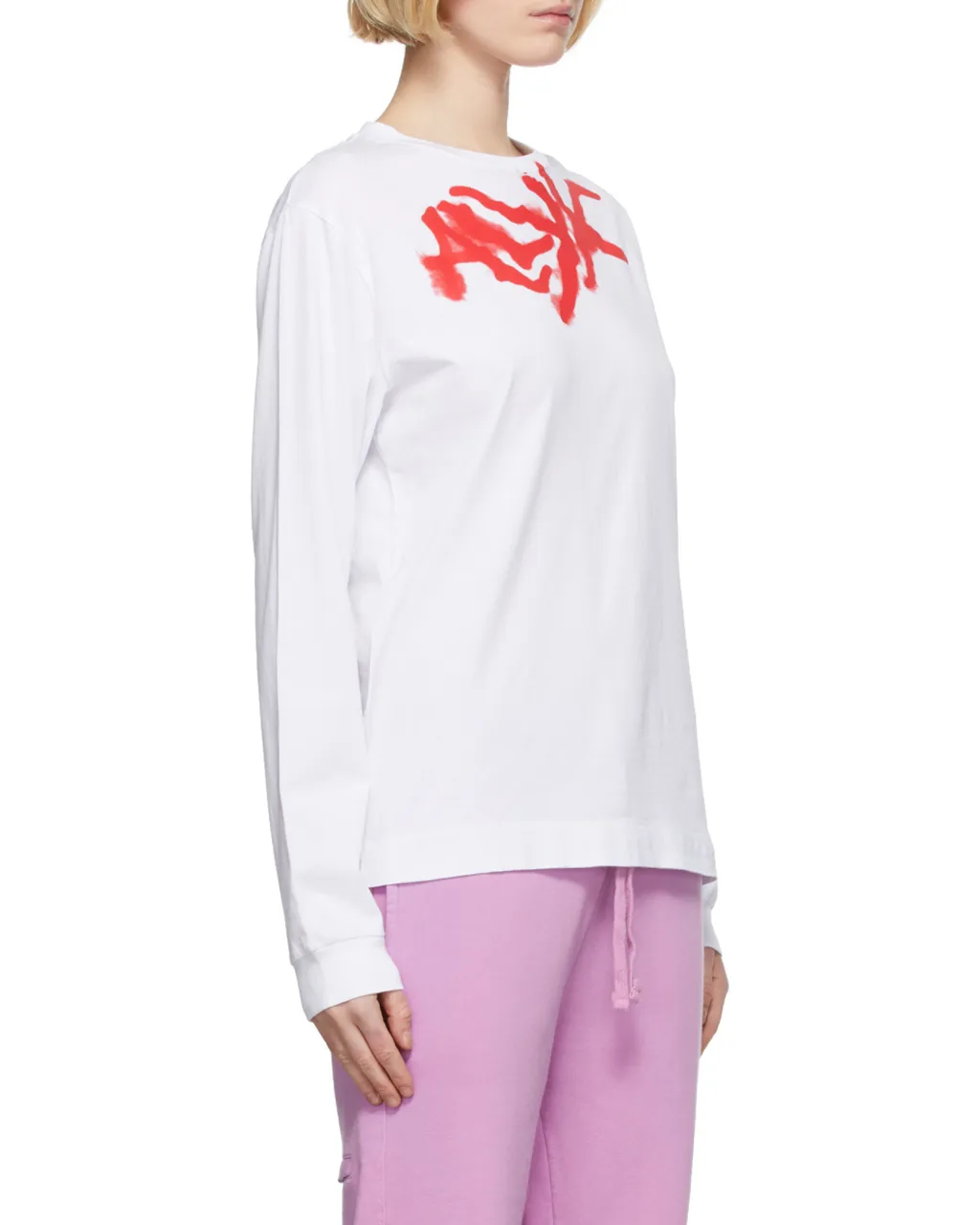 Spray-Logo Long-Sleeve T-Shirt