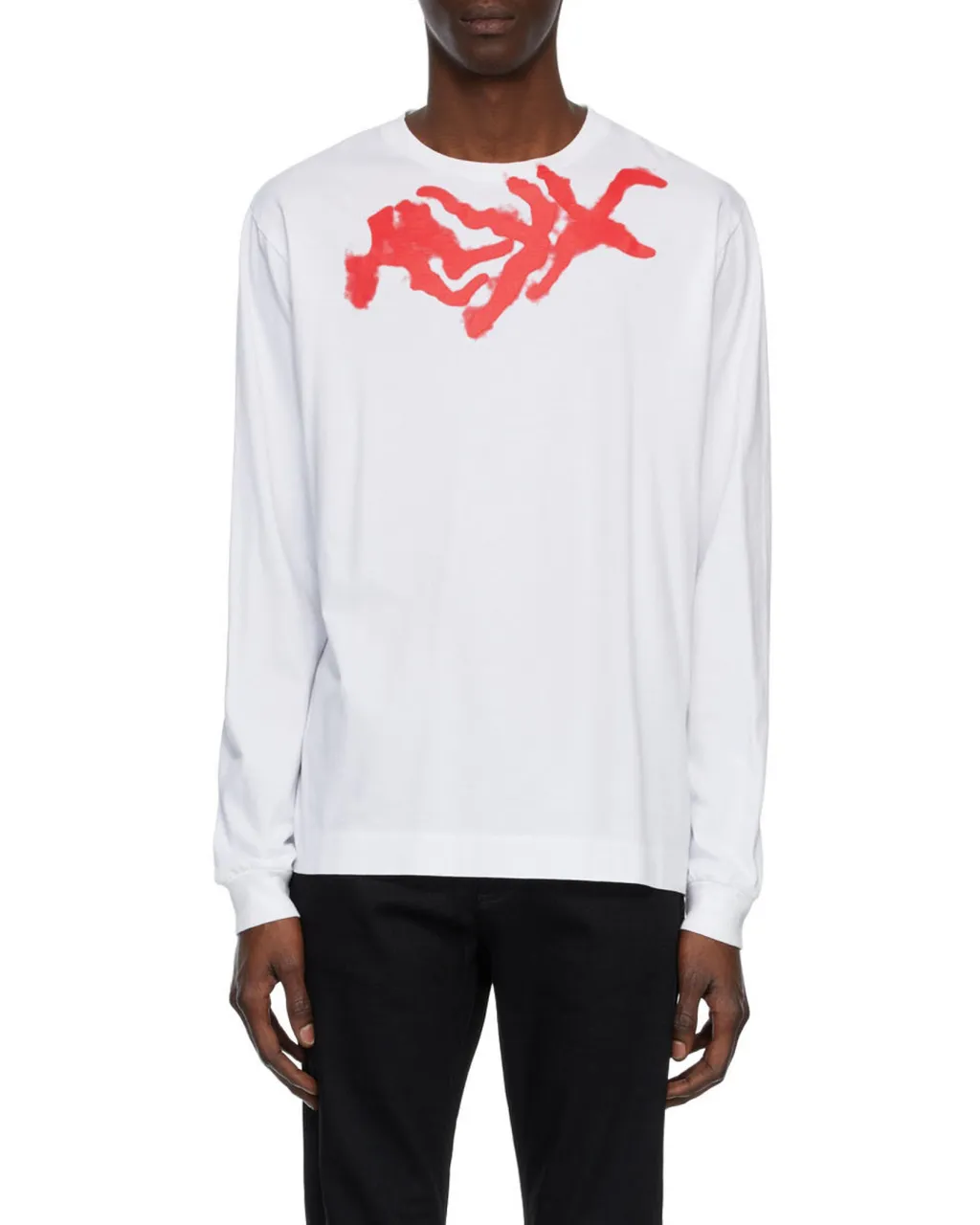 Spray-Logo Long-Sleeve T-Shirt