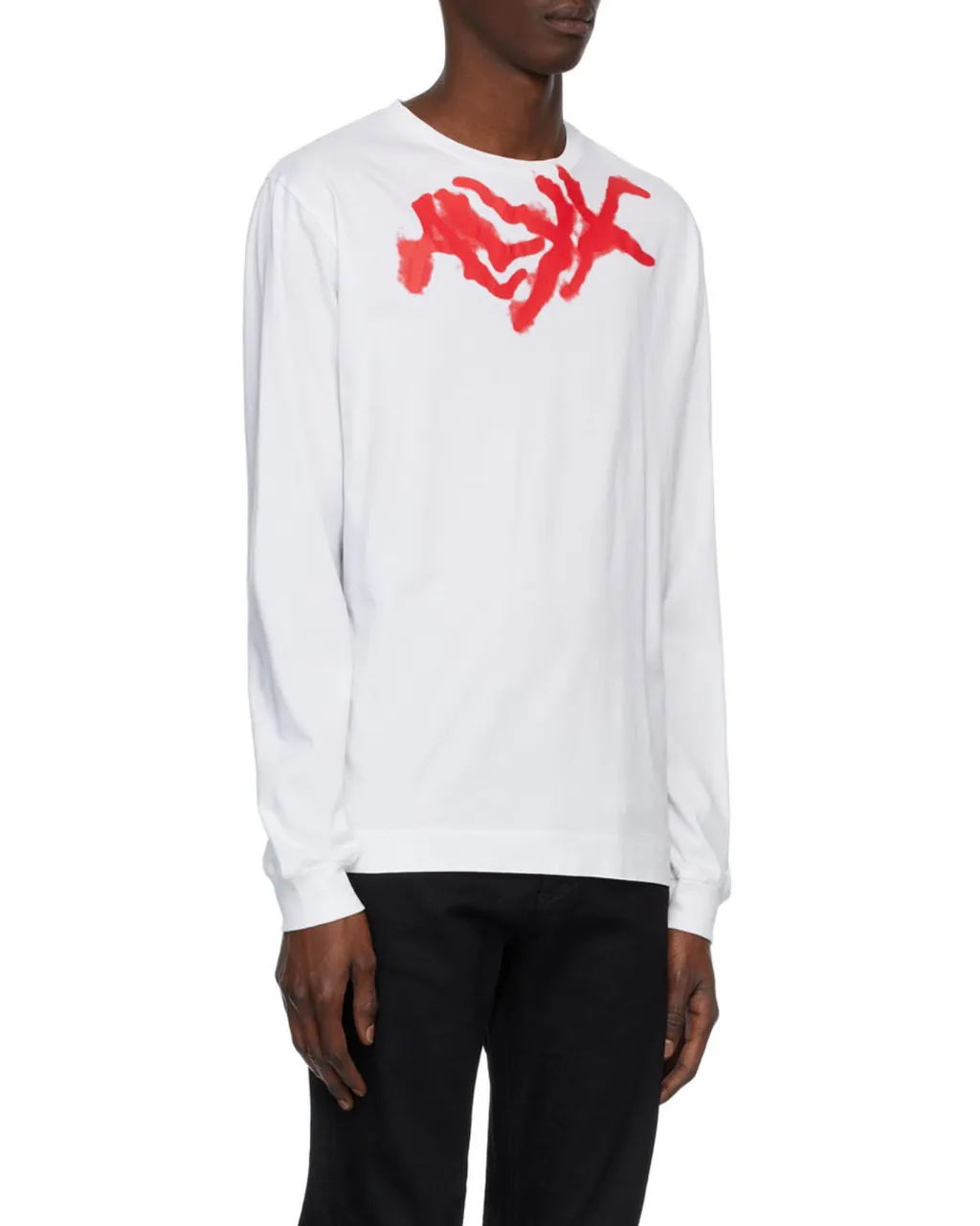 Spray-Logo Long-Sleeve T-Shirt