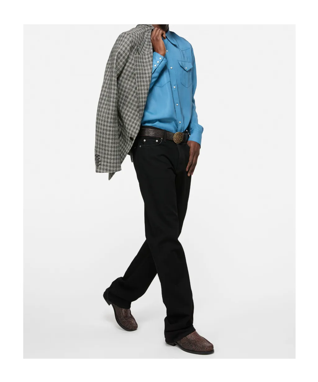 Button Detailed Flared Jeans