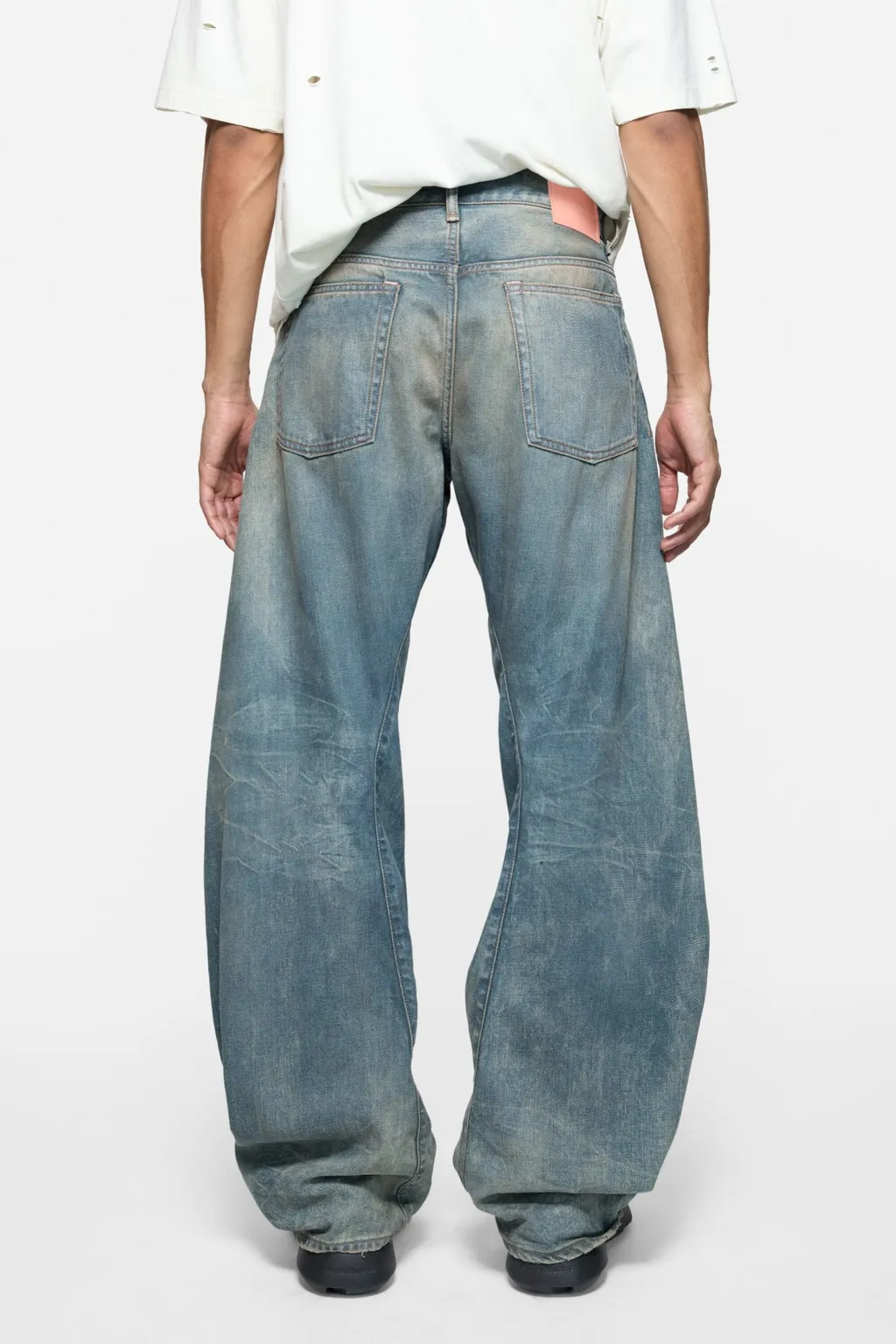Distressed Denim Trousers