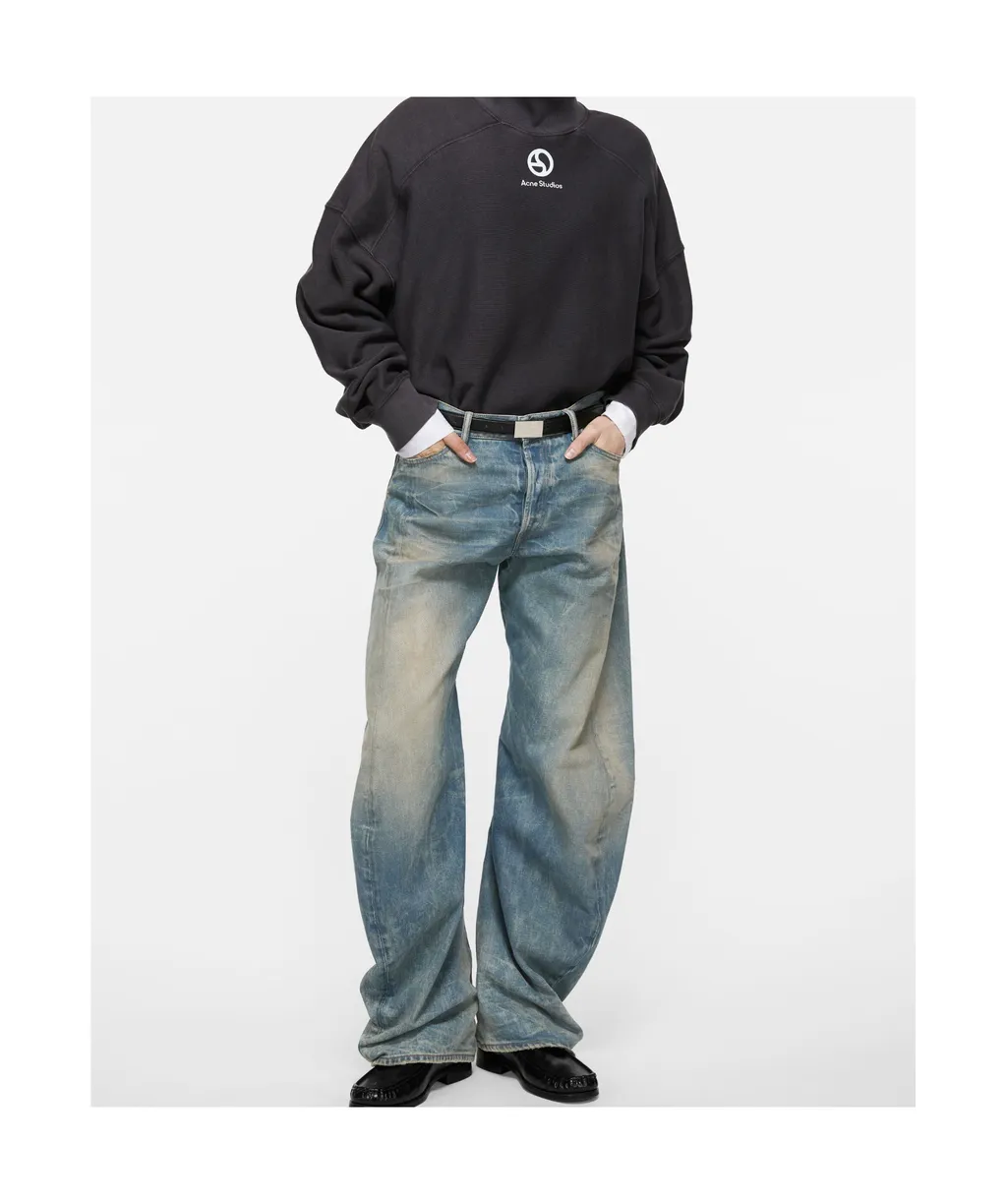 Distressed Denim Trousers