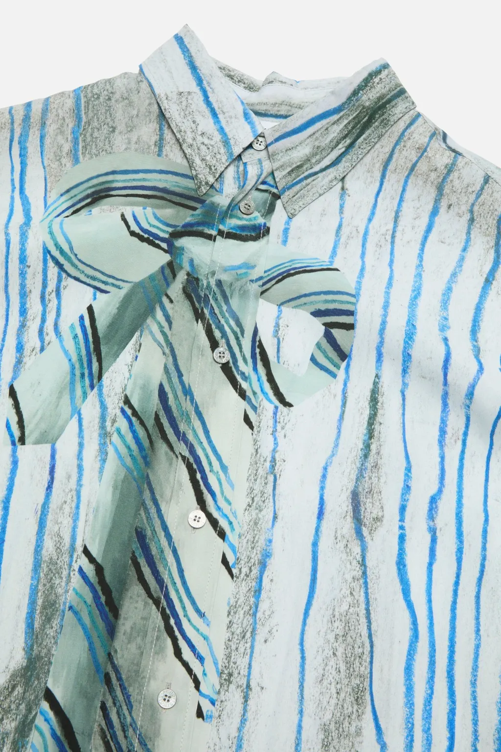 Striped-Pattern Shirt