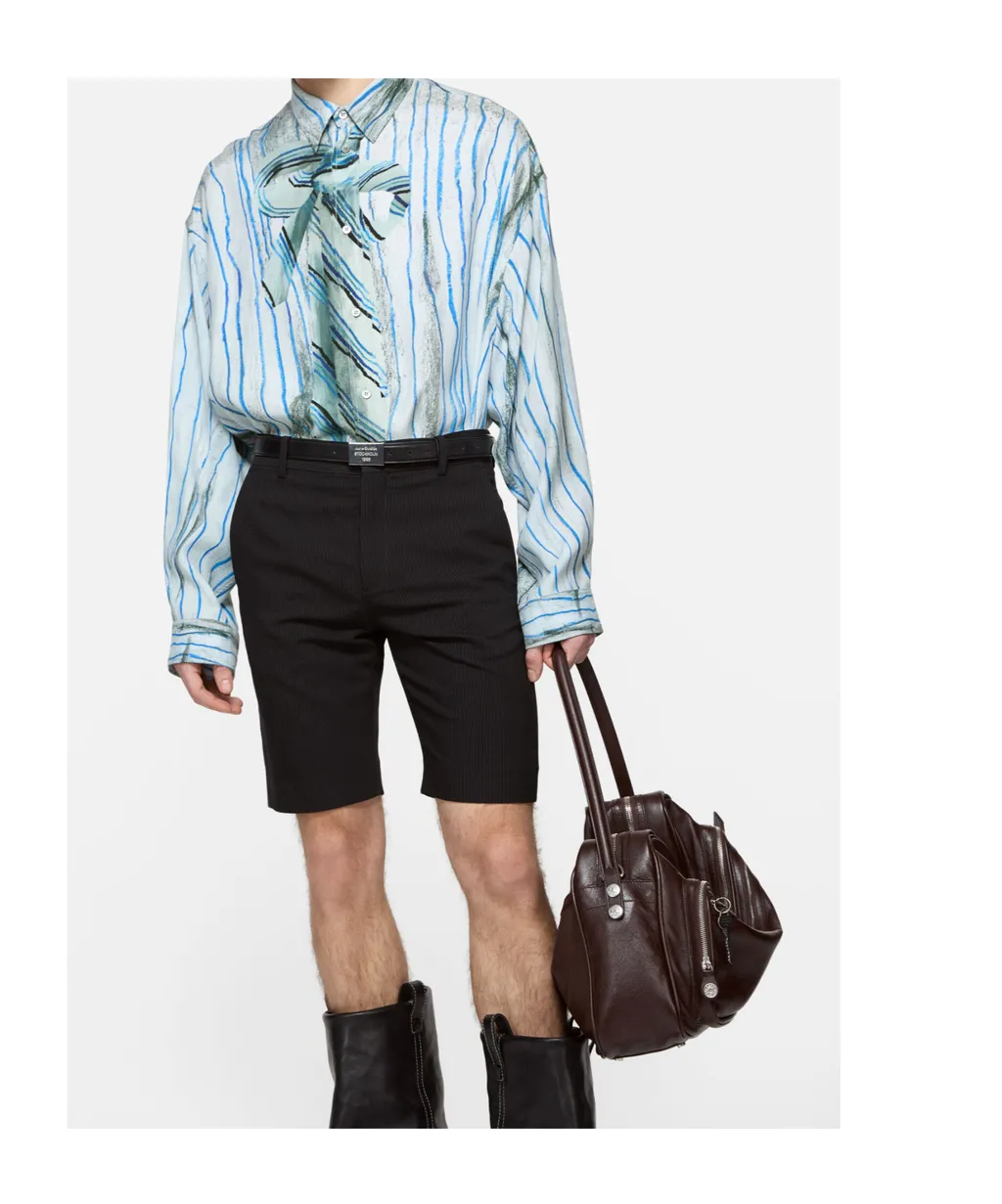 Striped-Pattern Shirt