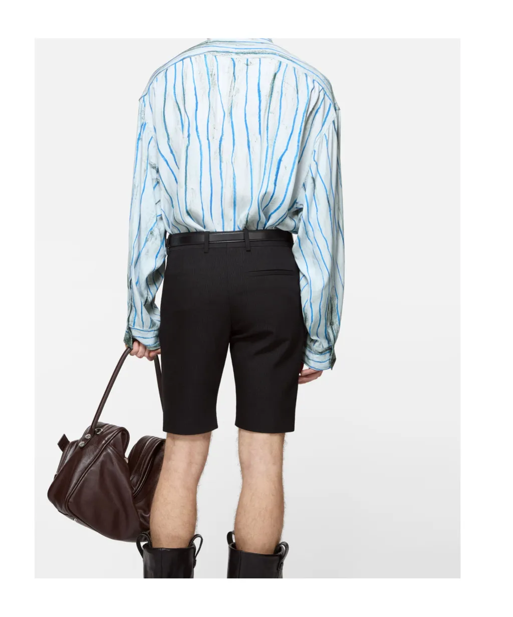 Striped-Pattern Shirt
