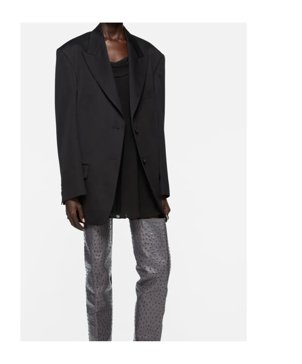 Single-Breasted Tailored Blazer