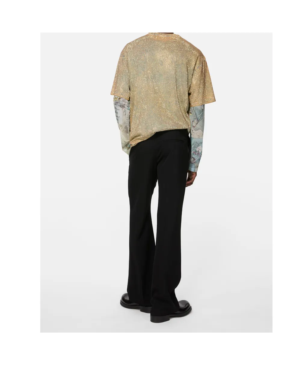 Straight-Leg Tailored Trousers