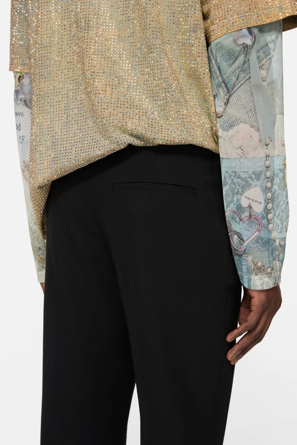 Straight-Leg Tailored Trousers