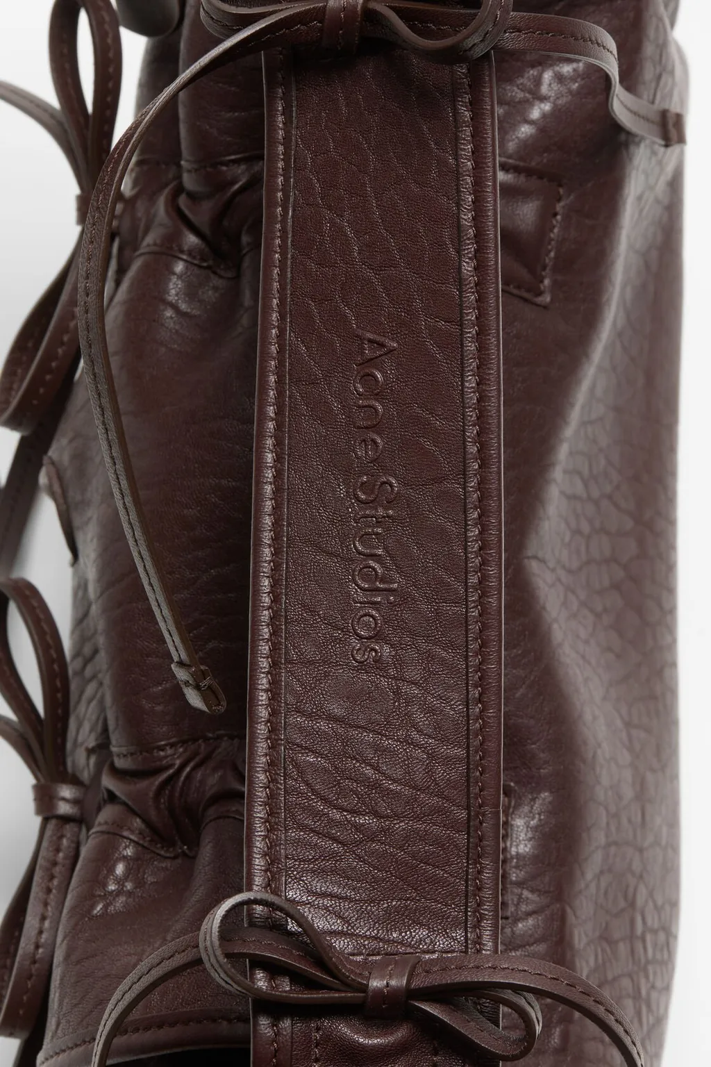 Multi-Pocket Leather Shoulder Bag