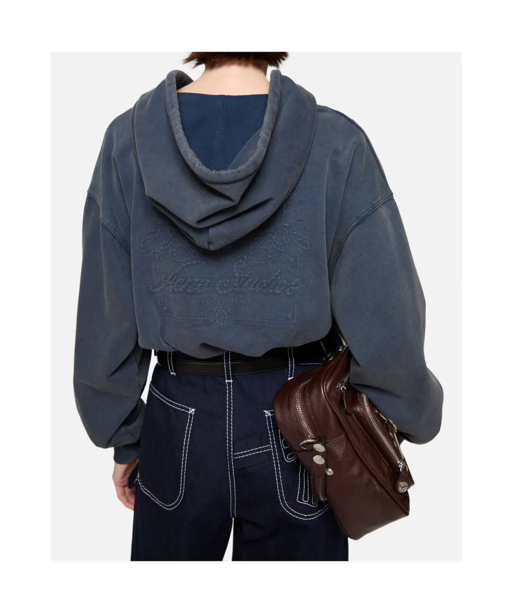 Zip-Up Drawstring Hoodie