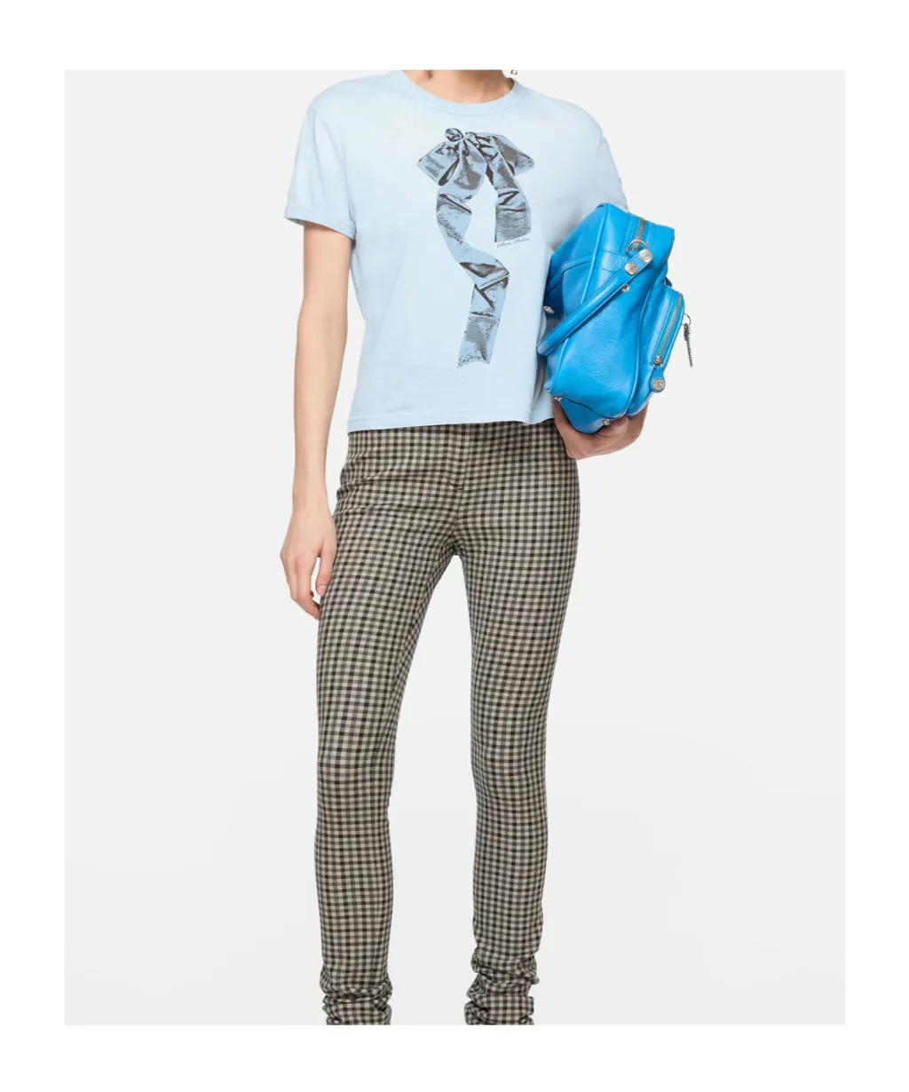 Ribbon-Print T-Shirt
